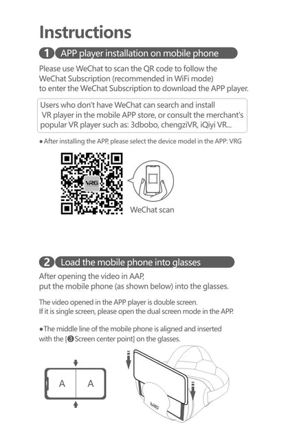 3D VR Headset – Virtual Reality Smart Glasses Helmet for Smartphones with Controllers and 7-Inch Lenses