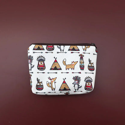 Snoopy Print Mini Coin Purse – Cute Wallet & Card Holder for Women, Girls & Kids, Small Cosmetic & ID Bag