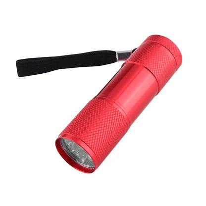9/21LED UV Light 395nm Waterproof Flashlight – Portable Ultraviolet Torch for Nails, Black Light & Detection