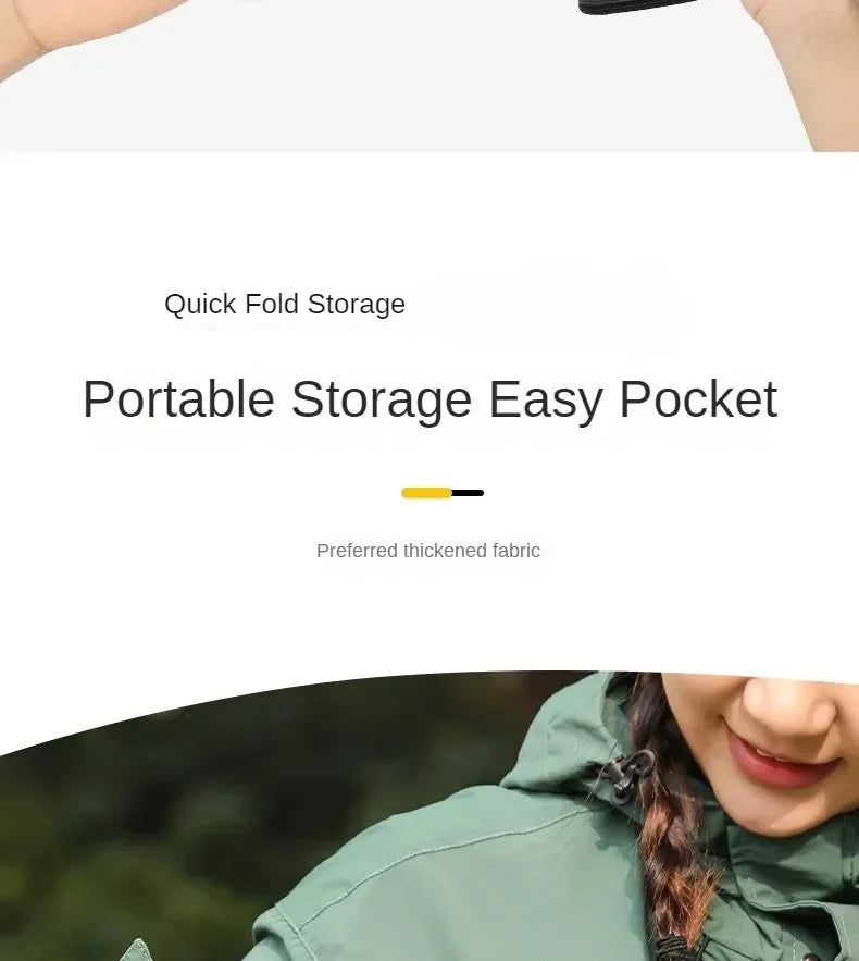 Portable Multifunctional Outdoor Picnic Camping Folding Chair – Ultra-Light Fishing Stool, Travel Stool & Accessories