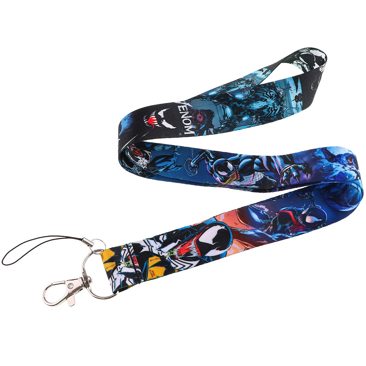 Cartoon Credential Holder Keychain – Cool Lanyard for Key, ID Card, Gym Badge & Cosplay Gift