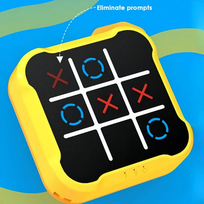 Multifunctional Electronic Tic-Tac-Toe Board – Portable Montessori Puzzle & Chess Game for Kids & Adults