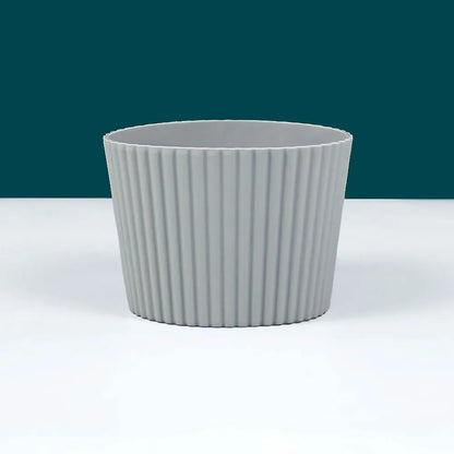 Silicone Coffee Cup Cover & Sleeve — Anti-Scalding, Anti-Slip Universal Tapered Thread Mug Protector for Ceramic & Glass Cups