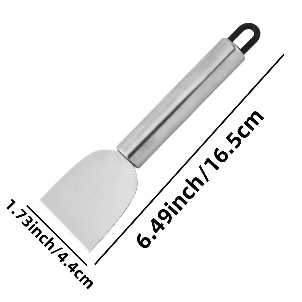 Versatile Stainless Steel Cleaning Scraper – Durable Metal Glue Remover & Snow Shovel for Kitchen, Bathroom, and Home Use