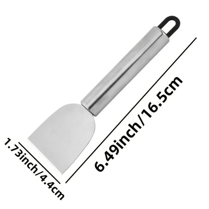 Versatile Stainless Steel Cleaning Scraper – Durable Metal Glue Remover & Snow Shovel for Kitchen, Bathroom, and Home Use