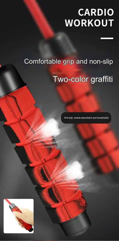 Speed Jump Rope – Portable Fitness Skipping Rope for Home, Gym & Crossfit Workouts