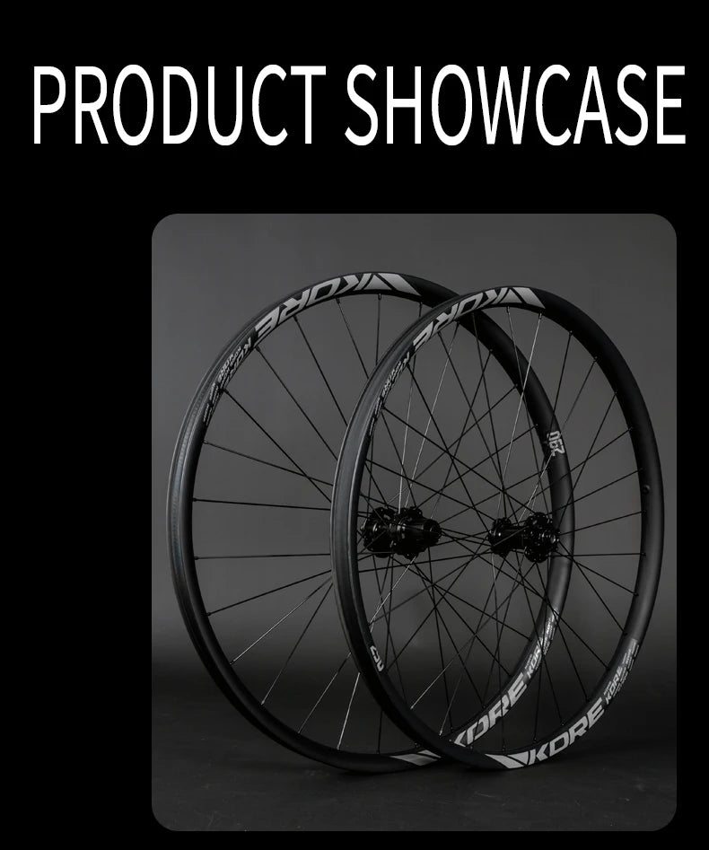 KORE MTB Carbon Wheelset – 27.5/29in Enduro & Downhill with 36T Ratchet HG Hub, BOOST, 28H, 30–36mm Width