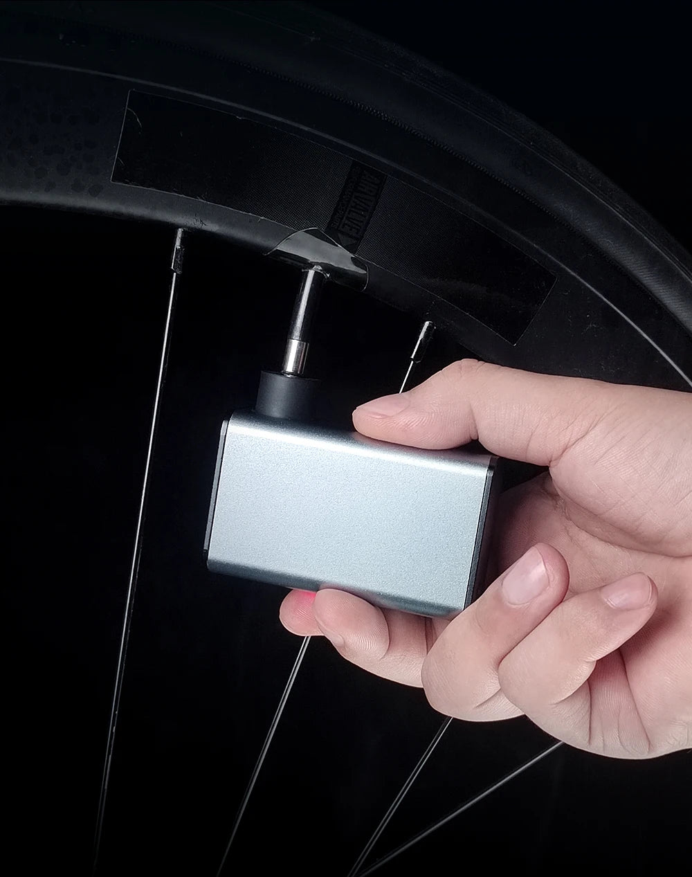 CYCLAMI A3 Ultralight Electric Bike Pump – 100 PSI Portable Tire Inflator for MTB, Road Bike & Motorcycle, Aluminum Alloy