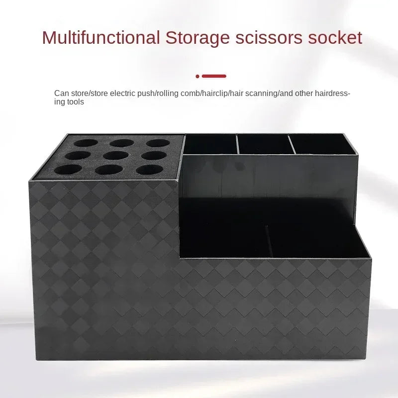 Barber Tools Holder – Multifunctional Anti-Slip Detachable Rack for Hair Comb, Scissors & Hairdressing Tools, Barbershop Accessories