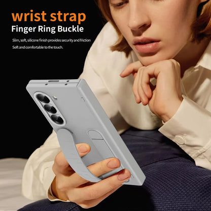 Shockproof Wristband Phone Case for Samsung Galaxy Z Fold 6/5/4/3 5G – Hinge Protection & Screen Glass Film Cover
