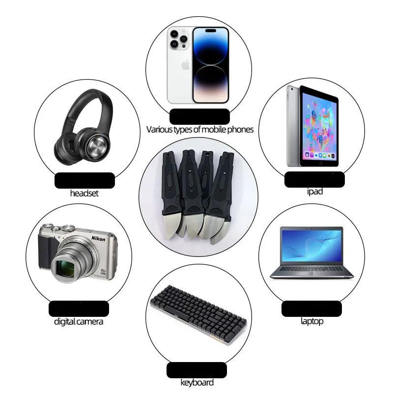 1-10Pcs Metal & Plastic Crowbar Pry Tools – Repair & Disassemble Tools for Mobile Phone & Computer Repairs
