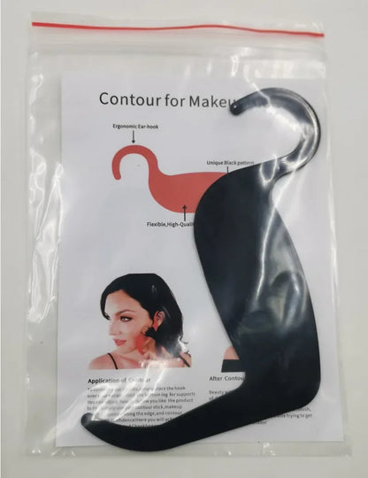 Eyeliner Cards & Contour Stencils - Face, Cheek, Nose Makeup Model & Eyebrow Shaper Tools for Beauty Accessories