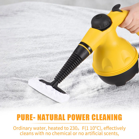 Pressurized Handheld SteamShot Steam Cleaner - Hard Surface Cleaner for Stain Removal, Curtains, Car Seats & Floors