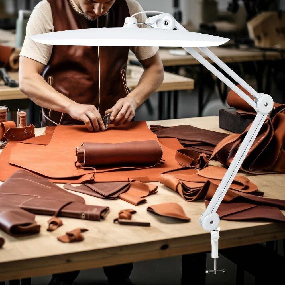 2,200 Lumens LED Task Lamp – Super Bright Desk Light with 117 SMD, 4-Level Dimmable for Home, Office & Beauty Shop