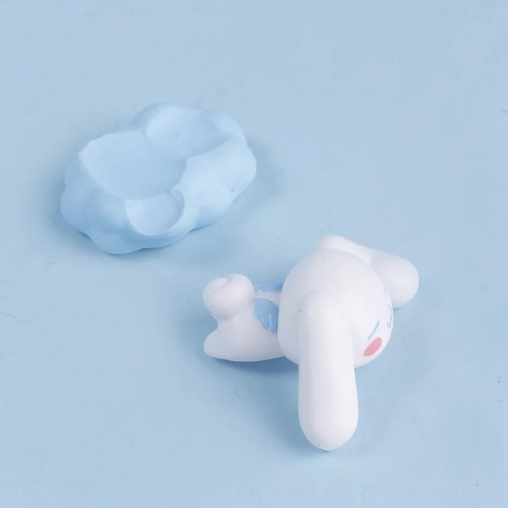 New 5pcs Sanrio Cinnamoroll Action Figures – Kawaii Anime Toy Set for Tabletop Decoration & Kids Gifts