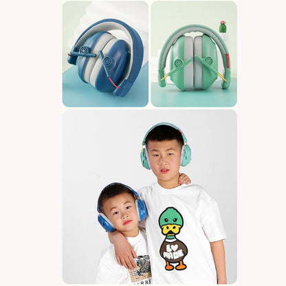 Kids Noise-Cancelling Earmuffs – Soundproof Headphones for Aircraft, Learning & Drums