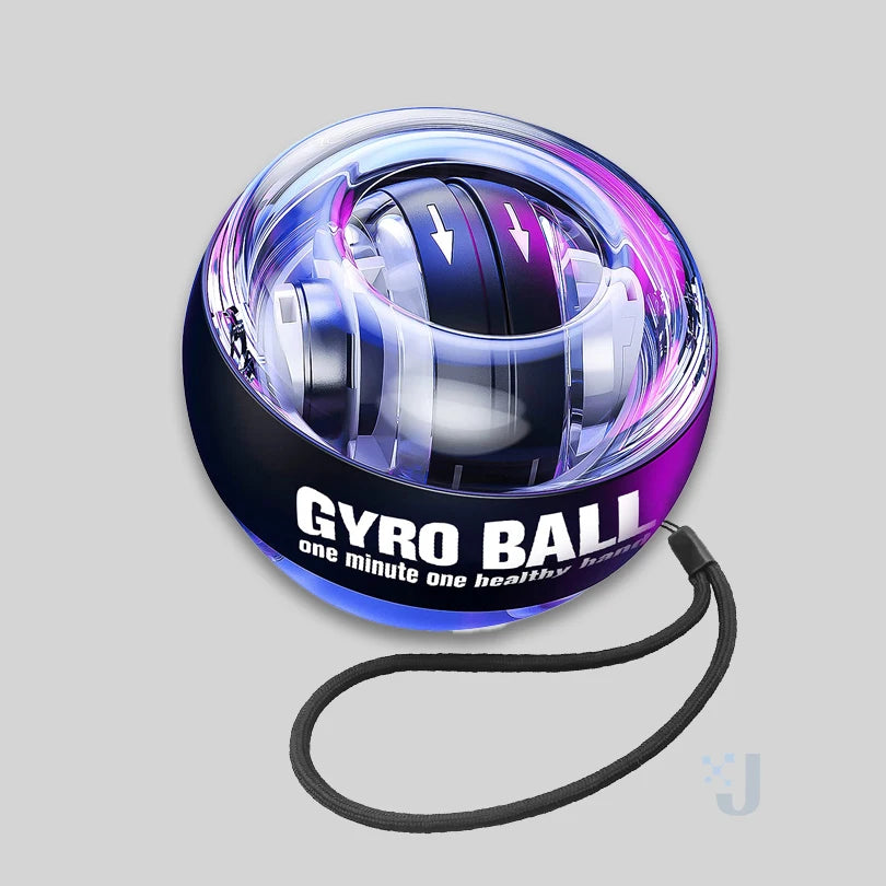 Gyroball Powerball Forearm Exerciser — Gyroscope Muscle Trainer for Wrist & Hand Fitness