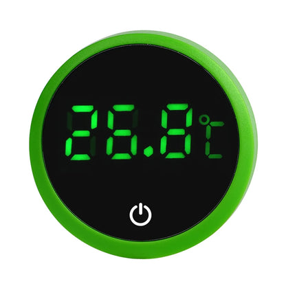 Aquarium Self-Adhesive LCD Thermometer – Digital Mini Fish Tank & Terrarium Temperature Monitor with Large Screen