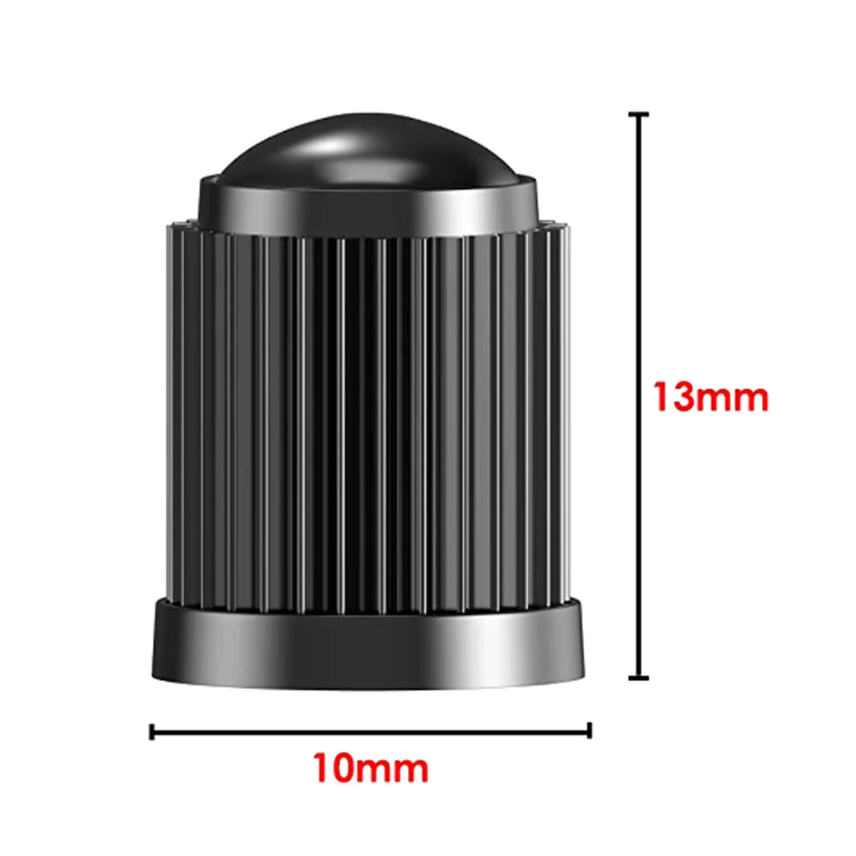 10/20/50/100PCS Universal Tire Valve Stem Caps – Dustproof Rim Covers for Motorcycle, Bicycle & Car