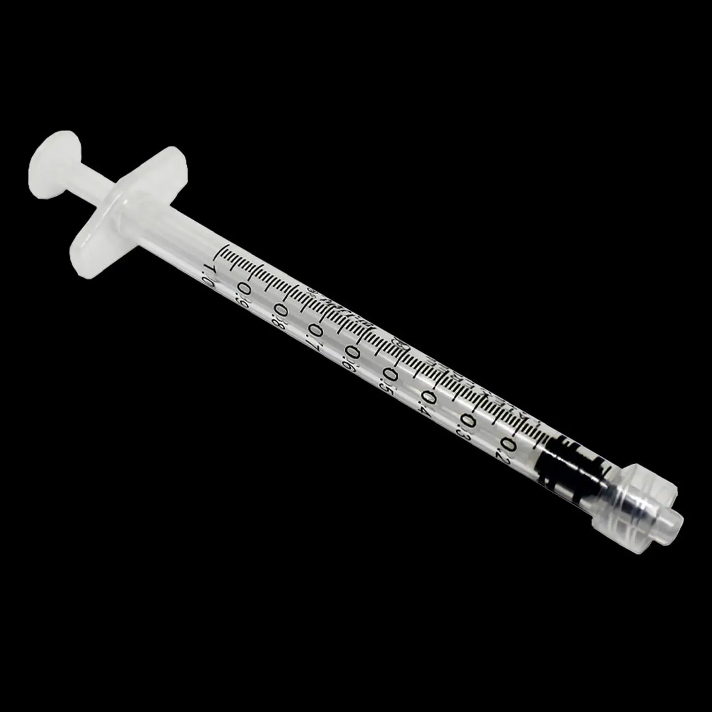 100PCS 1ml Luer Lock Syringes – Sterilized Lab Injectors for Glue Dispensing & Sampling, Individual Packaging