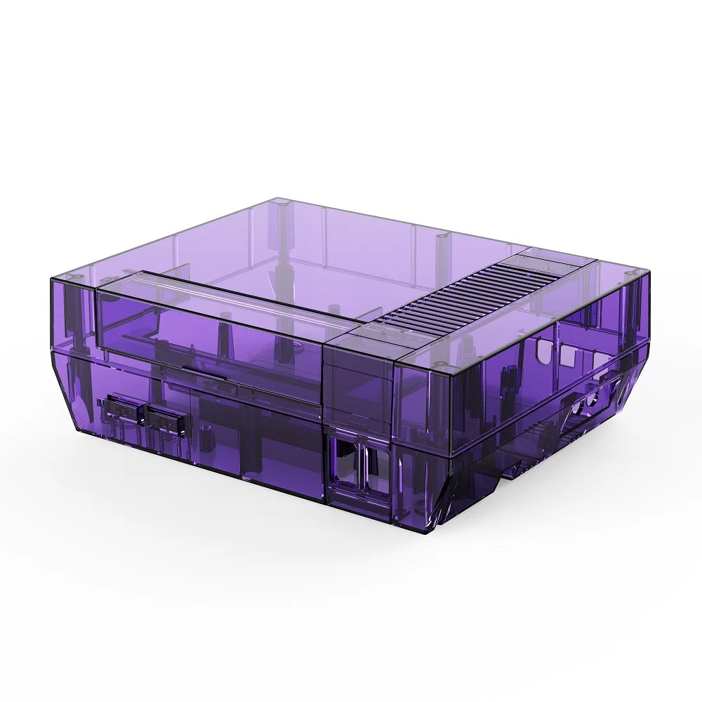 Bitfunx Transparent Replacement Shell – Protective Housing for NES Nintendo Console