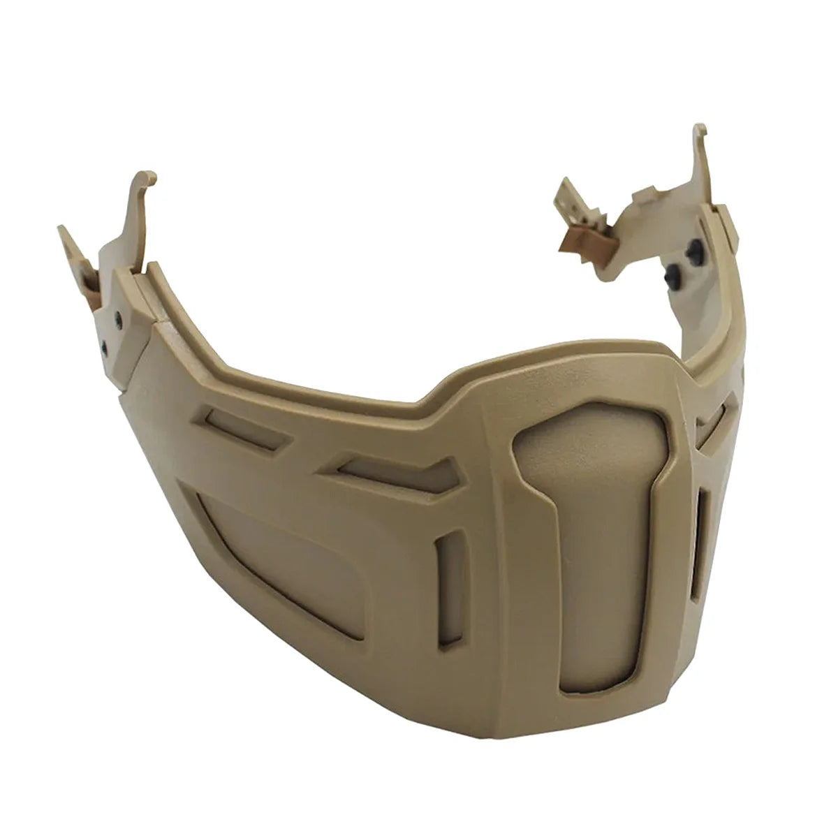 Tactical FAST Helmet Half Face Mask with Flip Goggles – Airsoft, Paintball, and Hunting Gear Accessories