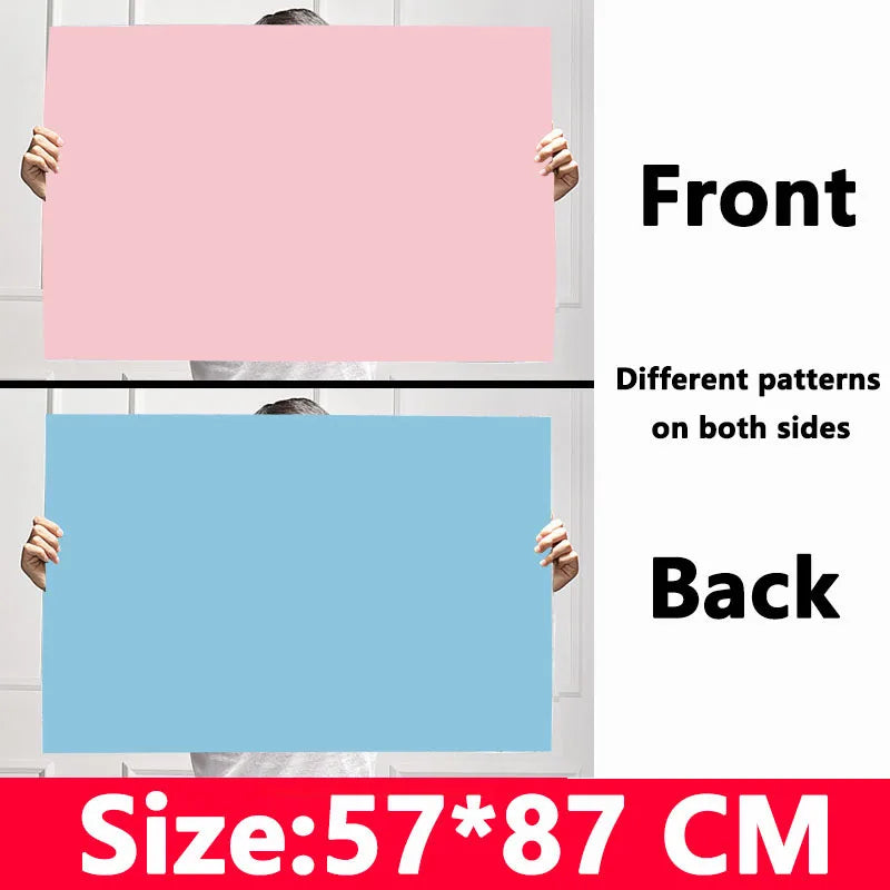 Photography Backdrops 57x87cm – Double-Sided Solid Color Photo Background for Studio, Newborn & Product Photography
