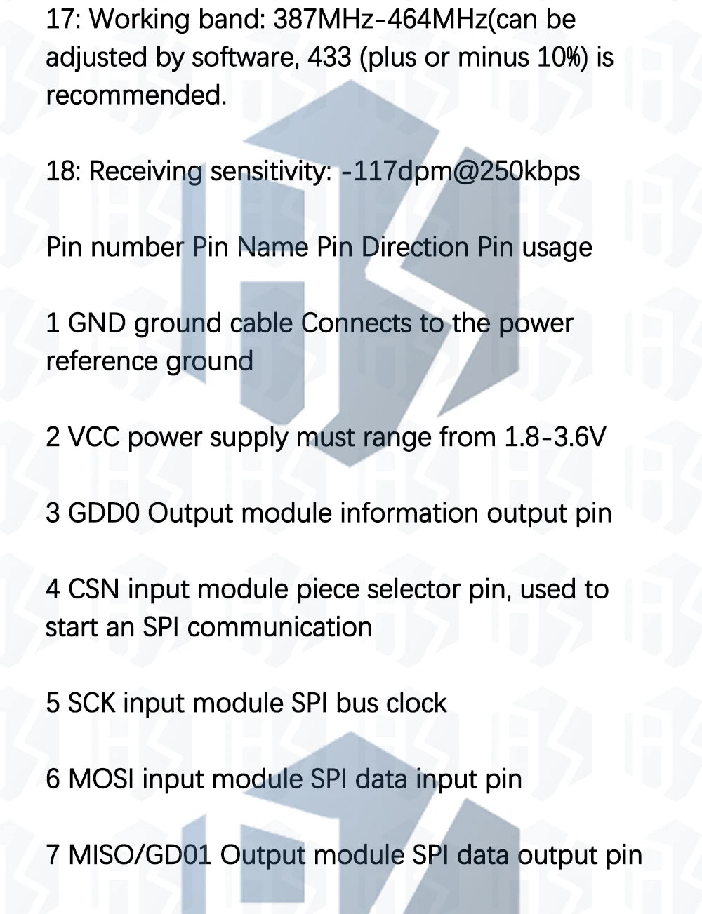 CC1101 Wireless Module - 10mW, 433MHZ/868MHZ, Long Distance Transmission 300-1000M with SMA Antenna, Wireless Transceiver