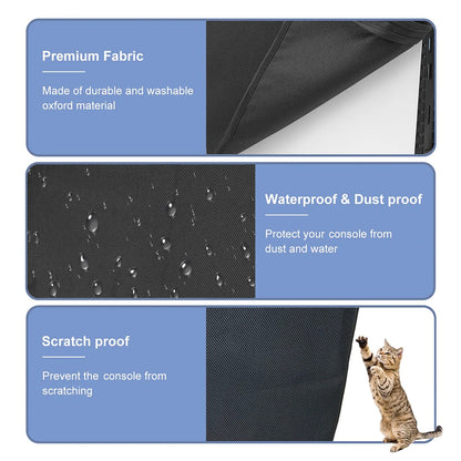 Dust Cover Case for PS5/PS5 Slim Console – Anti-Scratch, Dustproof, Waterproof Protective Shell, Washable Game Accessories