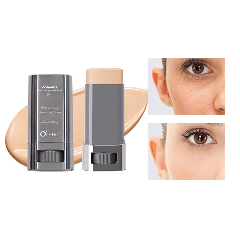 Ocheal Foundation and Contour Stick – Long-Wear Lightweight Concealer, Bronzer, and Brightening Makeup Pen