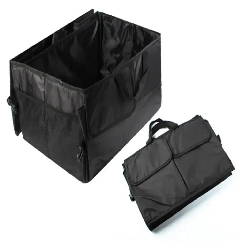 Car Trunk Storage Bag – Folding Multifunction Container, Tool & Food Organizer Box for Universal Cars