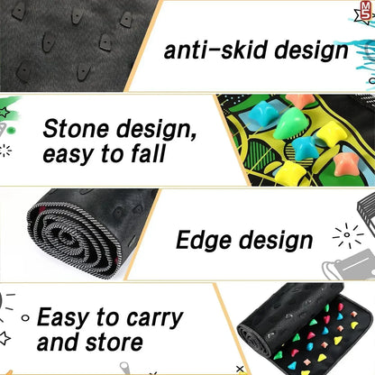 Finger Pressure Board Foot Massage Pad – Acupoint Mat for Nerve Relief & Muscle Relaxation