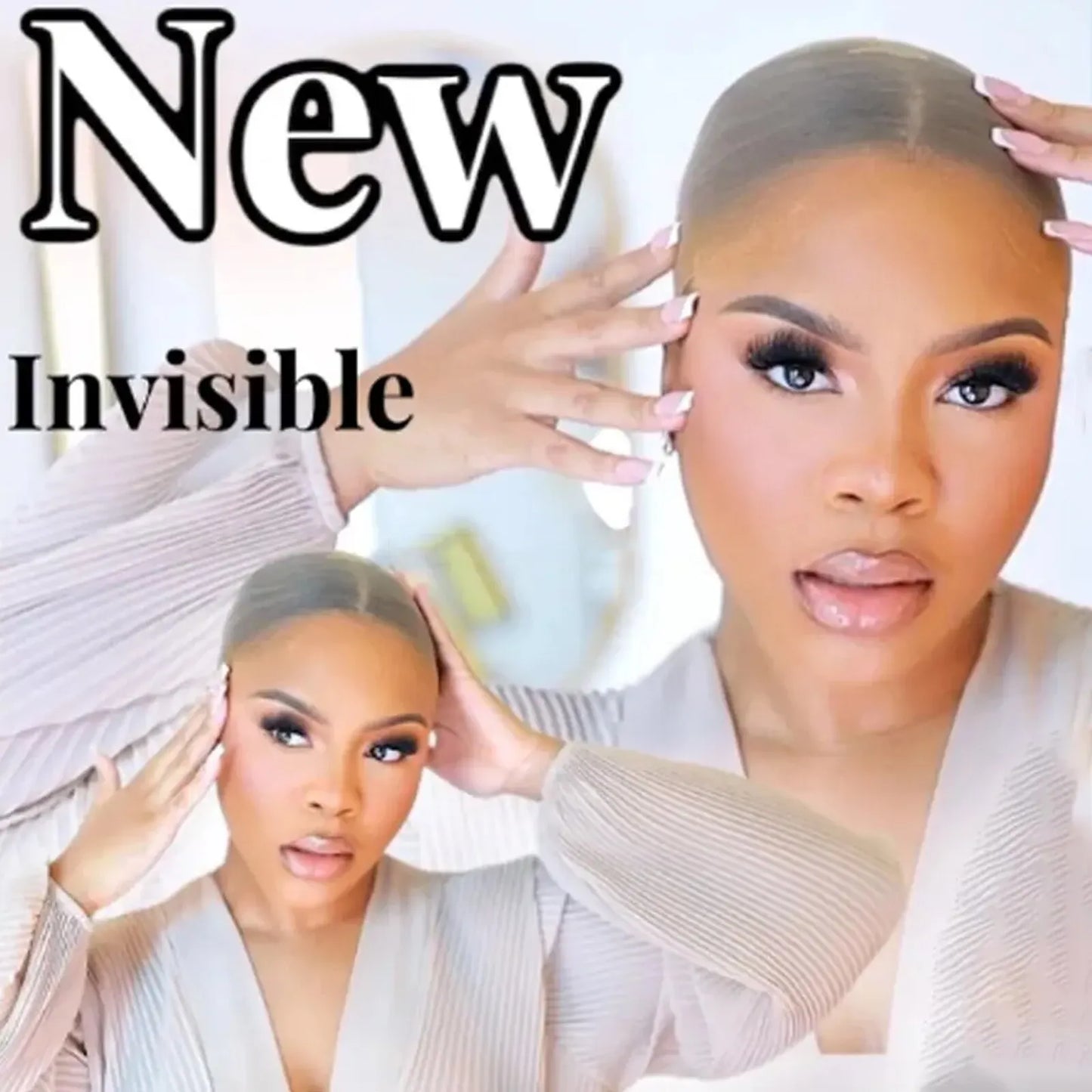 1/5/10 Pack Invisible HD Wig Caps: Transparent Lace Front Wig Stocking Caps for Women