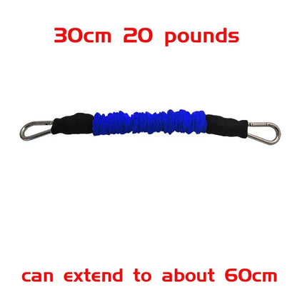 Thickened Latex Resistance Bands — 30/42/65/80cm Pull Rope for Gym, Fitness Training & Taekwondo (Customizable)