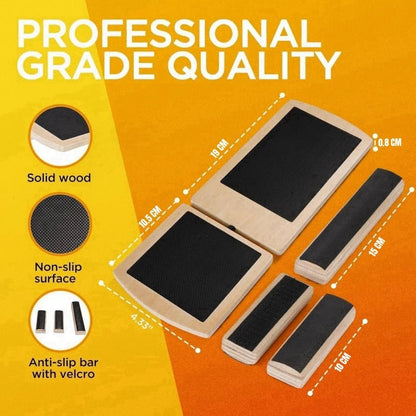 Ankle Balance Board Trainer for Pilates | Foot Strengthener for Balance Training | Stability Exercises for Sprained Ankles & Plantar Fasciitis