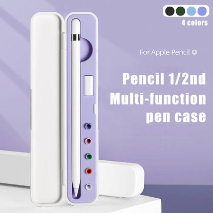 Portable Holder Box for Apple Pencil 1 & 2 | Nib Case iPencil Accessories | Stylus iPad Pencil Protection Case