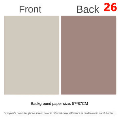 Photography Backdrops 57x87cm – Double-Sided Solid Color Photo Background for Studio, Newborn & Product Photography