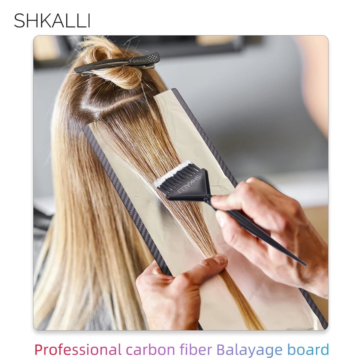 Professional Carbon Fiber Balayage Board – Hair Coloring & Dyeing Tool for Barbers and Hairdressers