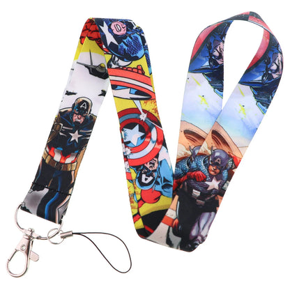 Cartoon Credential Holder Keychain – Cool Lanyard for Key, ID Card, Gym Badge & Cosplay Gift