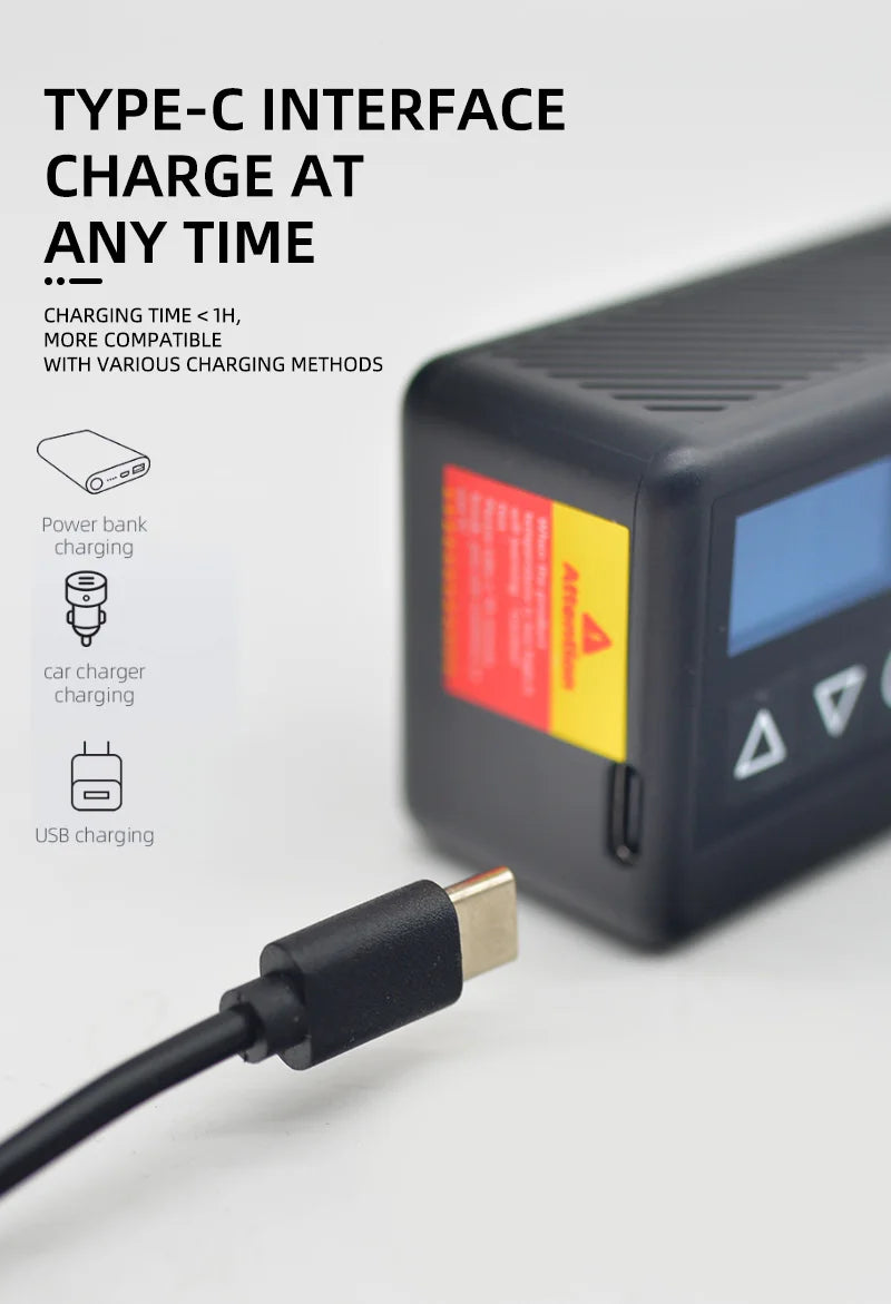 ThinkRider 120 PSI Mini Electric Bike Pump – Portable Tire Inflator with Digital Gauge Display