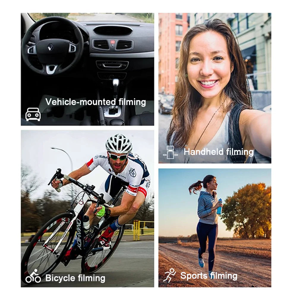 4K WiFi Mini Action Camera — Portable Thumb-Size Sport Cam for Outdoor, Helmet, Motorcycle, Cycling & Vlogging