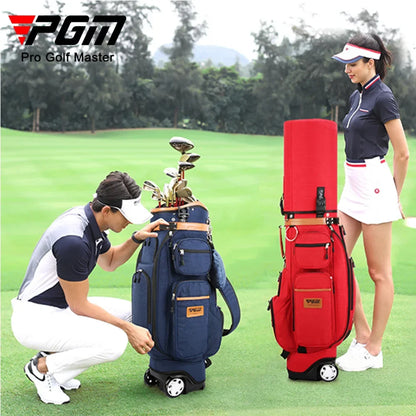 PGM Multi-Functional Golf Tug Ball Bag — Password Lock Checked Aviation Thermostatic Golf Bag QB038