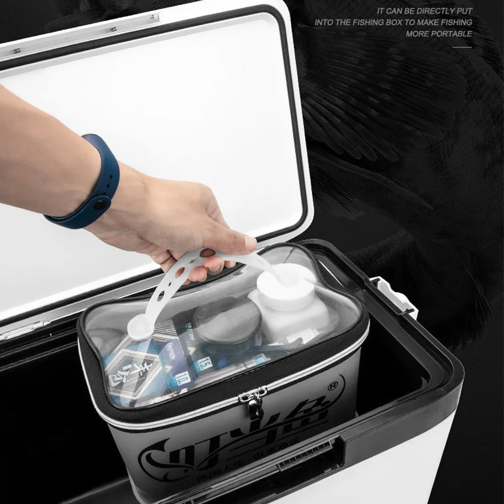 Multifunction EVA Folding Fishing Bag – Live Fish Bucket and Water Container, 4L/6L/10L/14L Tackle Storage Case