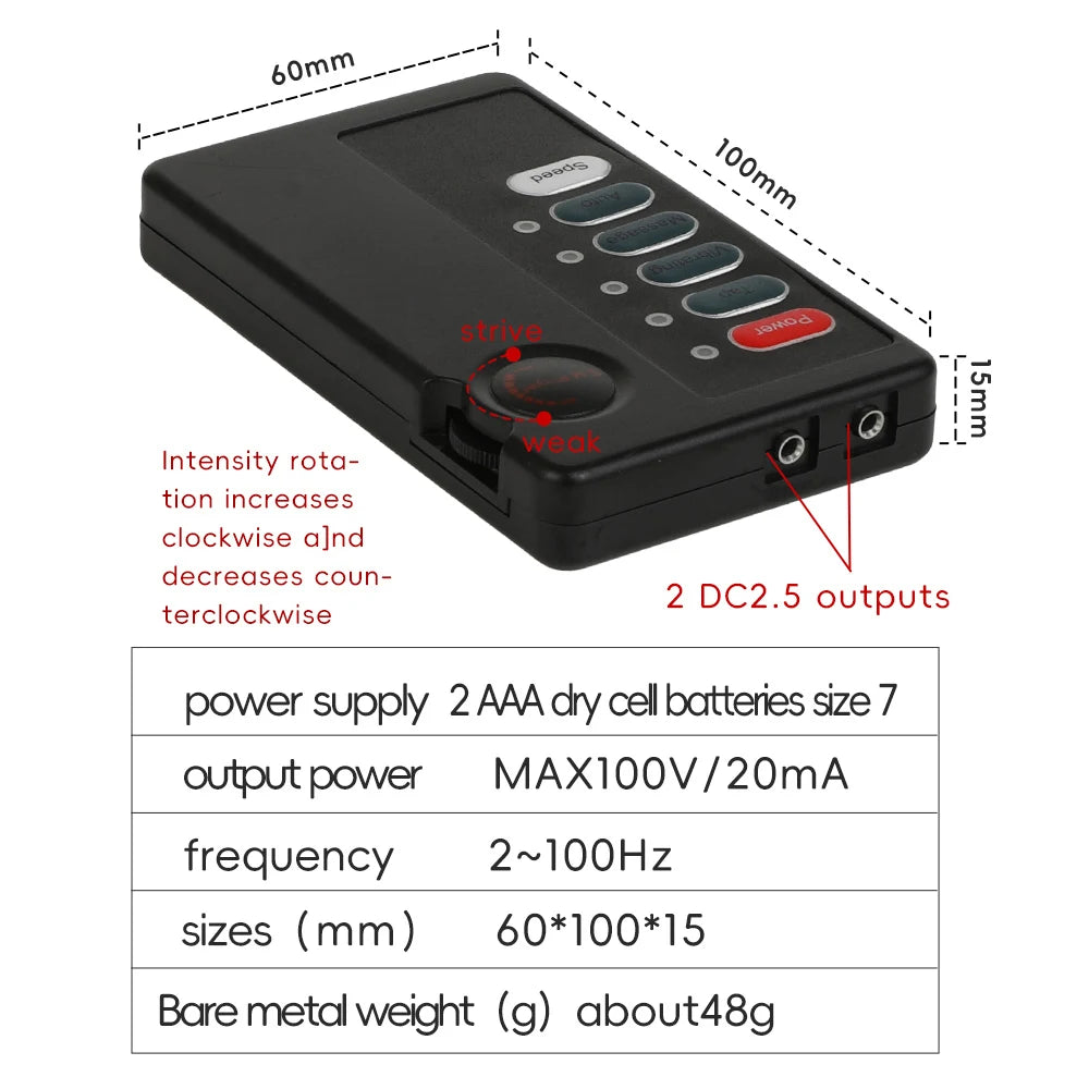 Electric Shock Nipple Clamps – Metal Breast & Clitoris Stimulator Clips for BDSM Bondage Massage (18+)