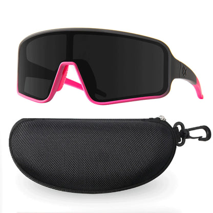 JULI Polarized Classic Sports Sunglasses - Ultralight Rimless Rectangle Frame for Men, Fishing & Driving, UV400 Protection (MJ8009)