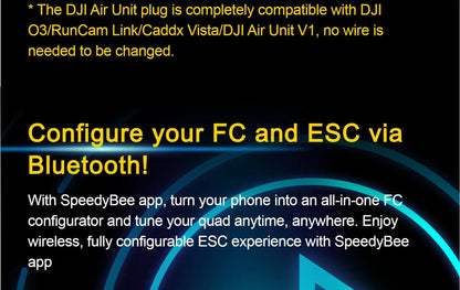 SpeedyBee F405 V4 BLS 60A 30x30 FC & ESC Stack for FPV Racing Drones