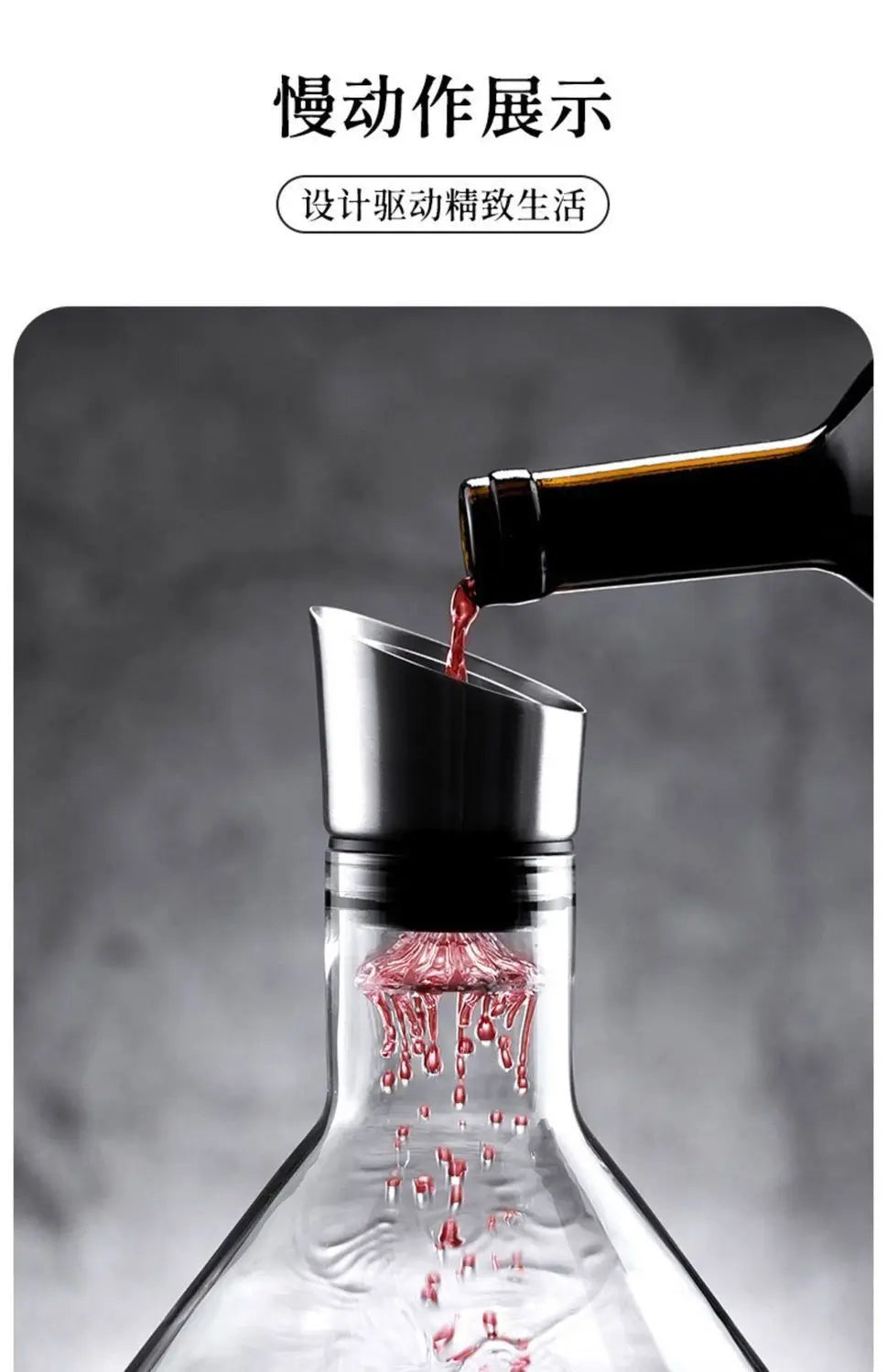 1500ML Iceberg Whisky & Wine Decanter – Handmade Lead-Free Crystal Carafe with Thickened Pourer, Bar Accessories