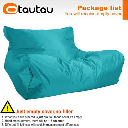 OTAUTAU Waterproof Floating Bean Bag Lounger Cover – Swimming Pool Sofa Bed Pouf, No Filler Chaise Lounge Recliner Puff SF019