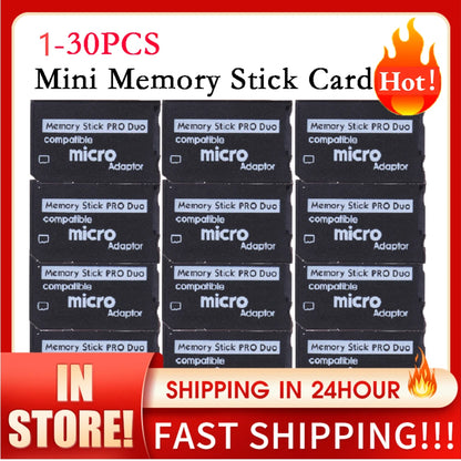 1-30PCS SD to Memory Stick Adapter for PSP – Support 1MB to 128GB SD Cards | Memory Stick Pro Converter