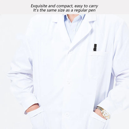 USB Rechargeable Medical Pen Light | Mini Nursing LED Flashlight with Stainless Steel Pocket Clip